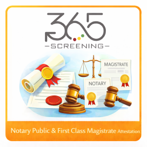 Notary Public & First Class Magistrate Attestation