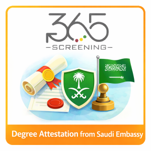 Degree Attestation from Saudi Embassy Attestation