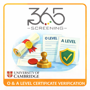 O Level & A Level Certificate Verification